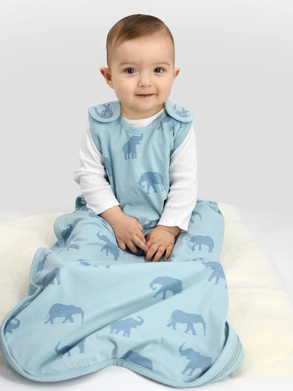 Woolino-Ecolino Adjustable Toddler Sleep Bag, Organic Cotton, 2-4 Years